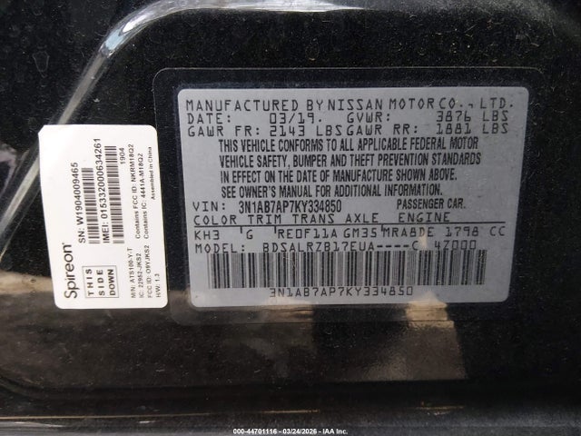 Nissan Sentra Sr