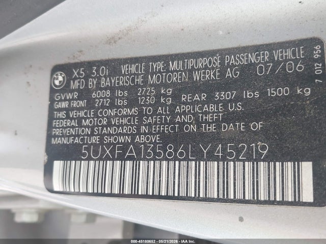 BMW X Series 3.0i