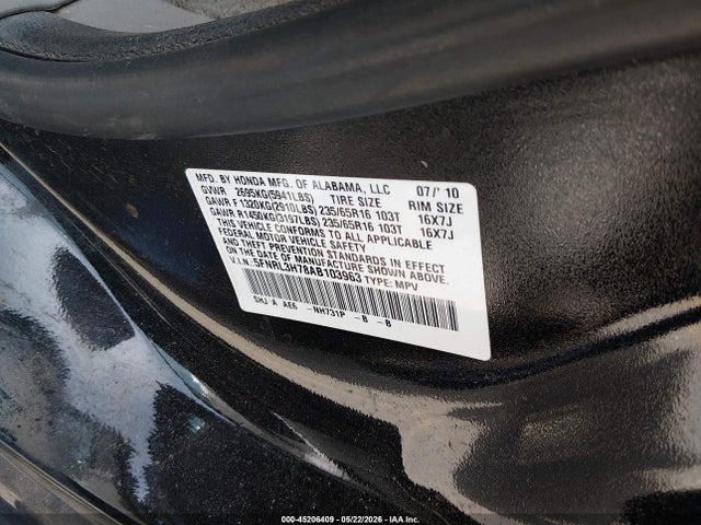 Honda Odyssey Ex-l