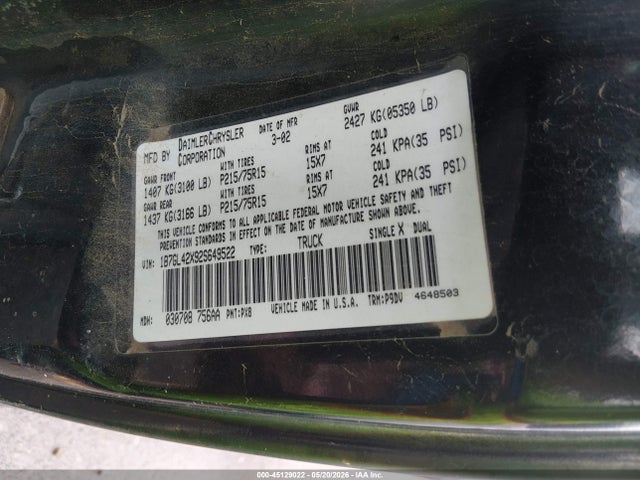Dodge Dakota Slt