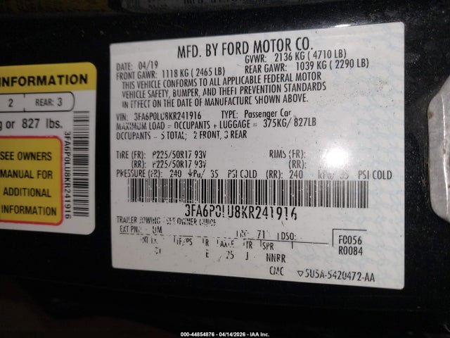 Ford Fusion Se