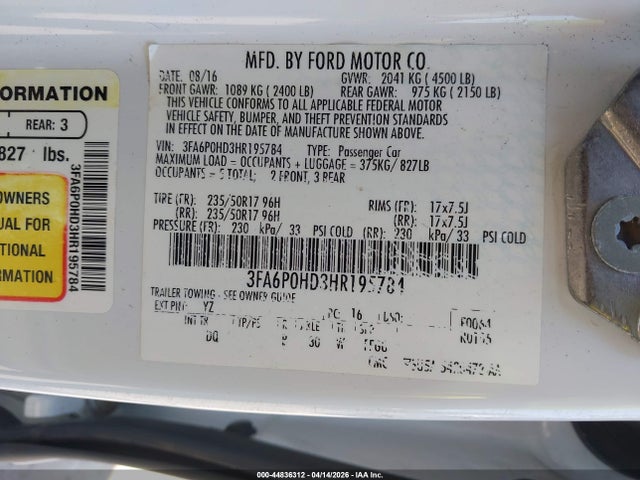 Ford Fusion Se