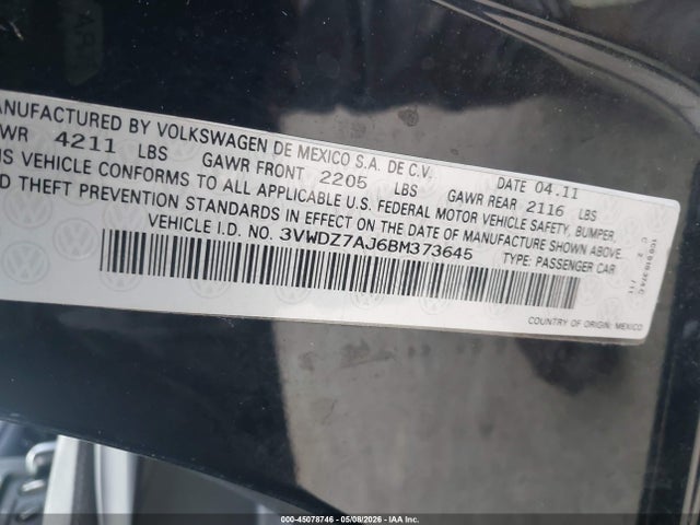 Volkswagen Jetta 2.5l Se