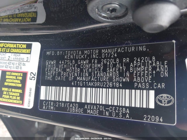 Toyota Camry Se