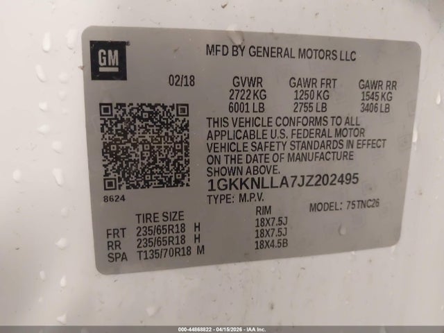 GMC Acadia Sle-2