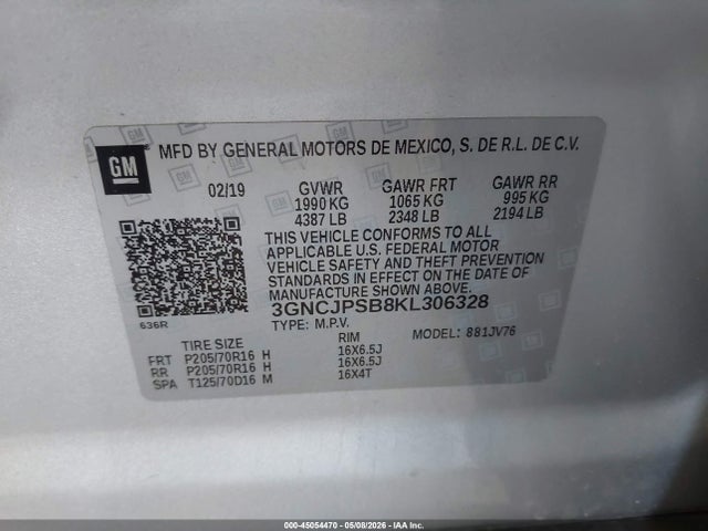 Chevrolet Trax Lt