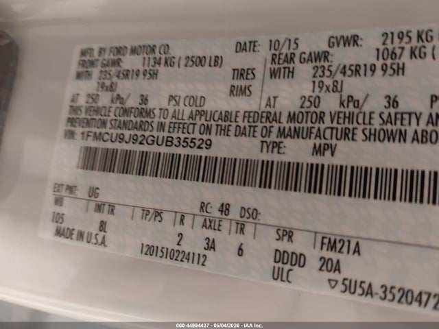 Ford Escape Titanium