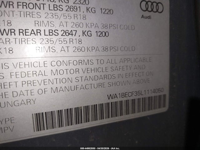 Audi Q3 Premium Plus 45 Tfsi Quattro Tiptronic