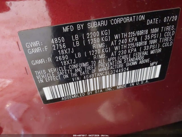 Subaru Outback Limited