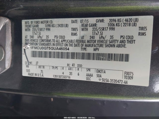 Ford Escape Se