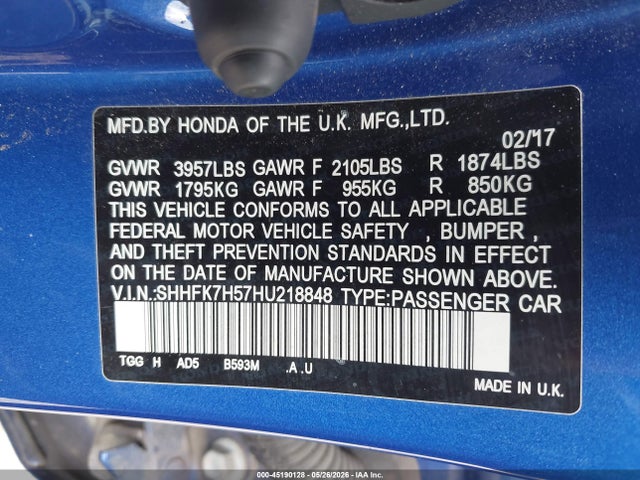 Honda Civic Ex