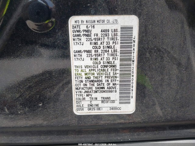 Nissan Rogue S