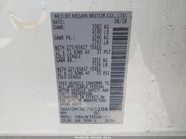 Nissan Rogue Sv