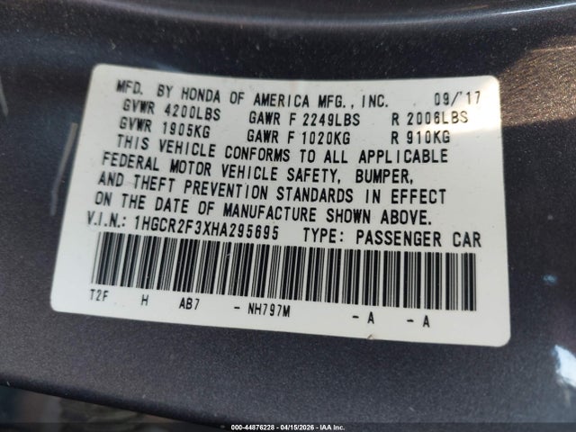 Honda Accord Lx