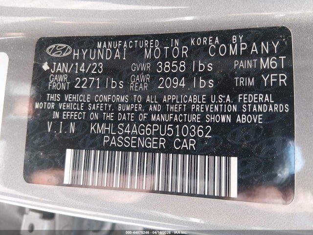 Hyundai ELANTRA Sel