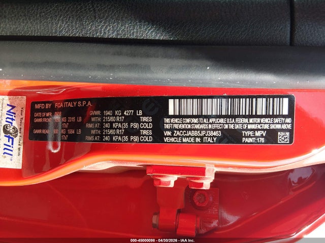 Jeep Renegade Latitude Fwd