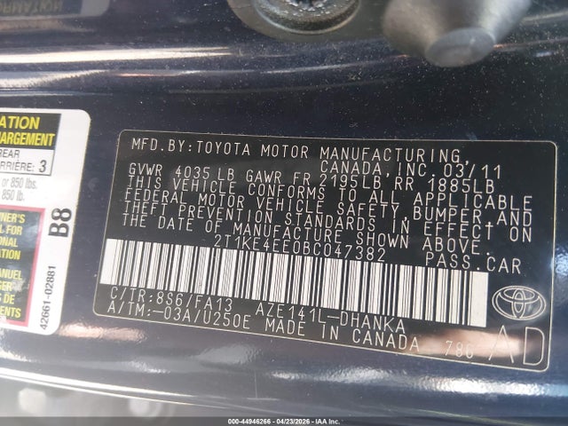 Toyota Matrix S