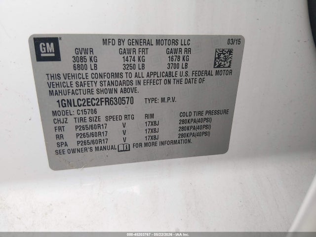 Chevrolet Tahoe Commercial Fleet