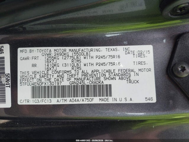 Toyota Tacoma Base V6