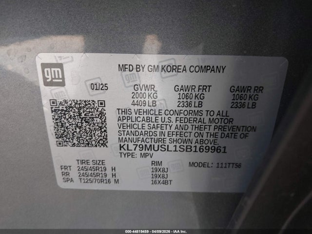 Chevrolet Trailblazer Awd Rs