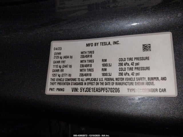 Tesla Model 3 Rear-wheel Drive