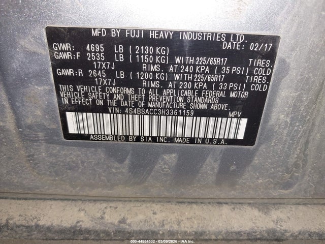 Subaru Outback 2.5i Premium