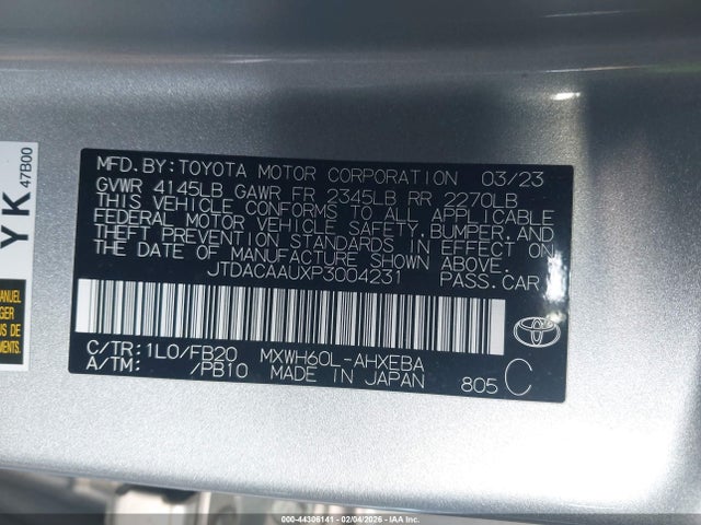 Toyota Prius Le