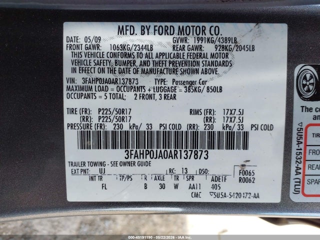 Ford Fusion Sel