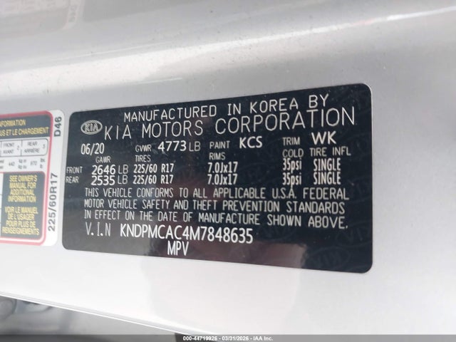 Kia Sportage Lx