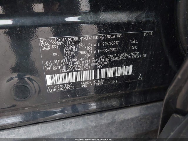Toyota RAV4 Le