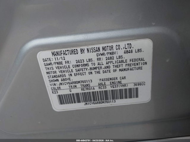INFINITI G37x