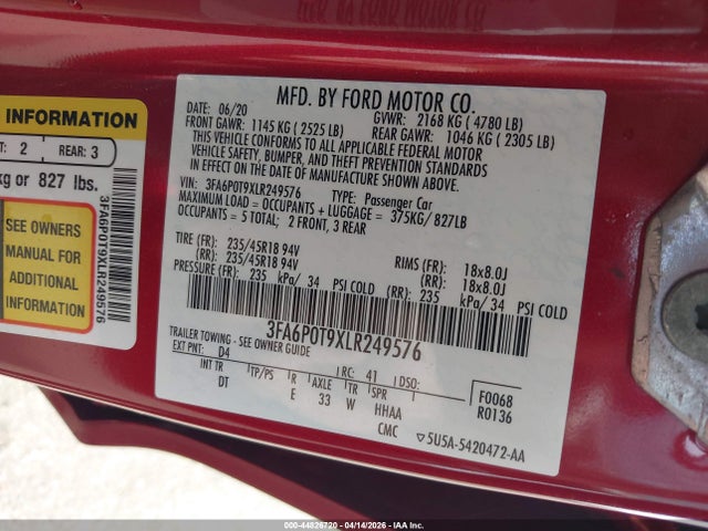 Ford Fusion Se