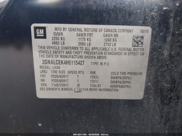 Chevrolet Equinox Lt