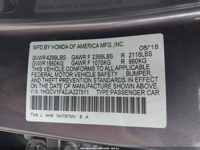 Honda Accord Ex