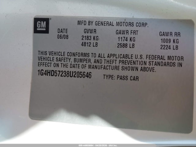 Buick Lucerne Cxl