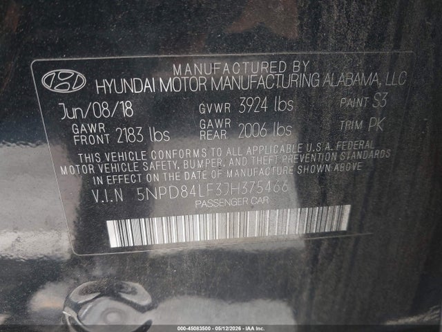 Hyundai ELANTRA Sel