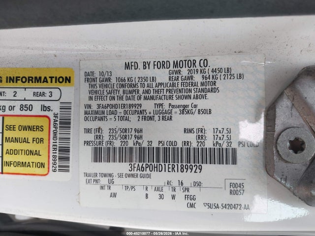 Ford Fusion Se