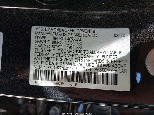 Honda Civic Ex-l