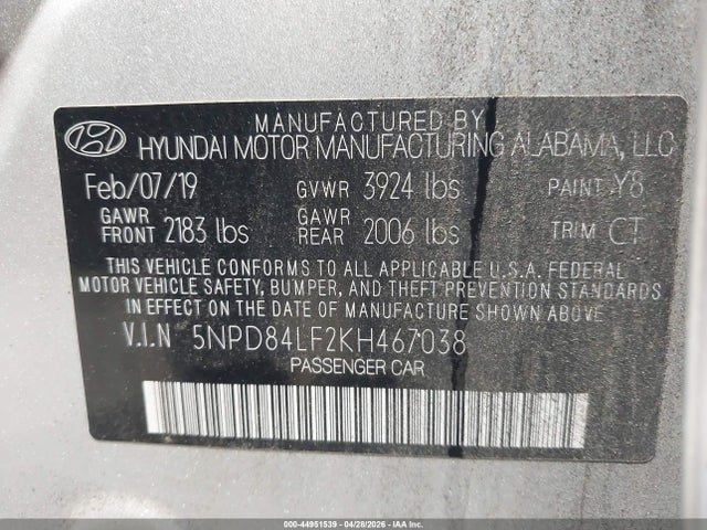 Hyundai ELANTRA Sel