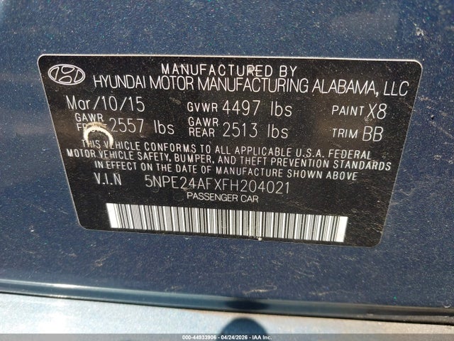 Hyundai SONATA Se