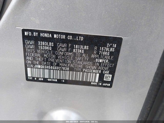 Honda Fit Lx