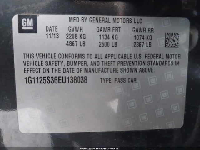 Chevrolet Impala 2lt