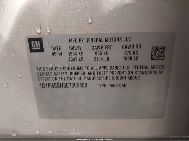 Chevrolet Cruze Ls Auto