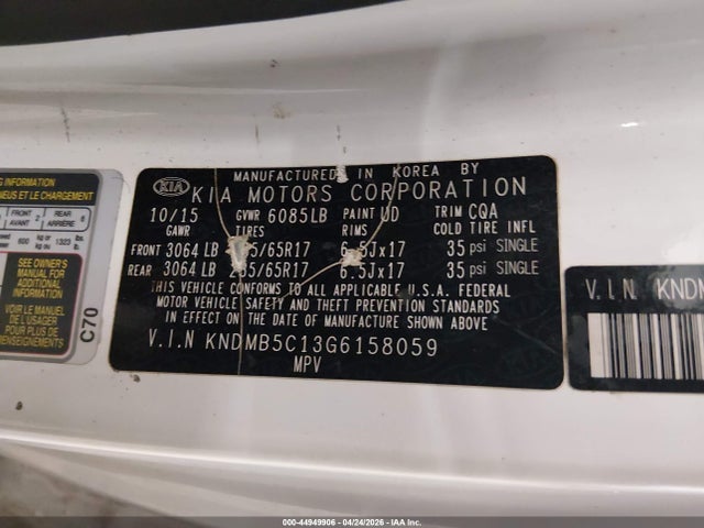 Kia Sedona Lx