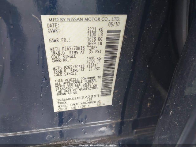 Nissan Titan Se