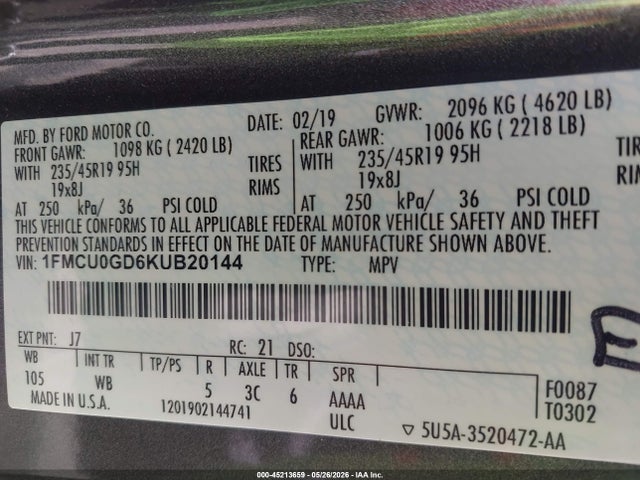 Ford Escape Se