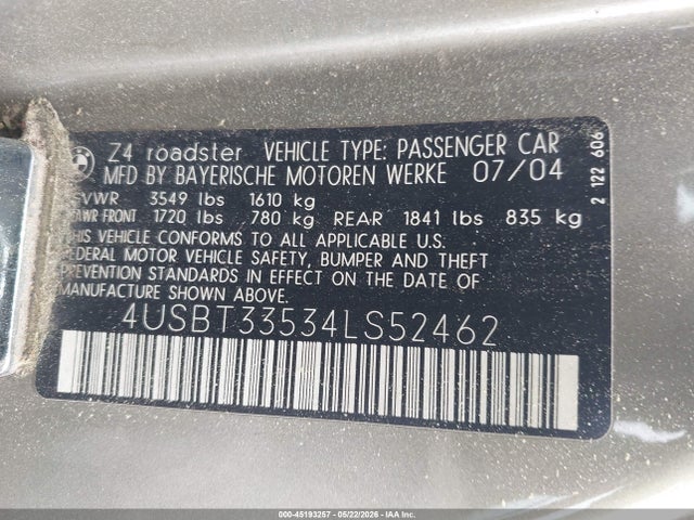 BMW Z Series 2.5i
