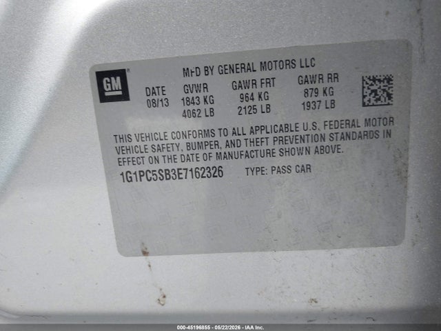 Chevrolet Cruze 1lt Auto