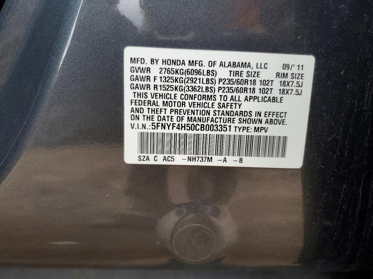 Honda Pilot Exl