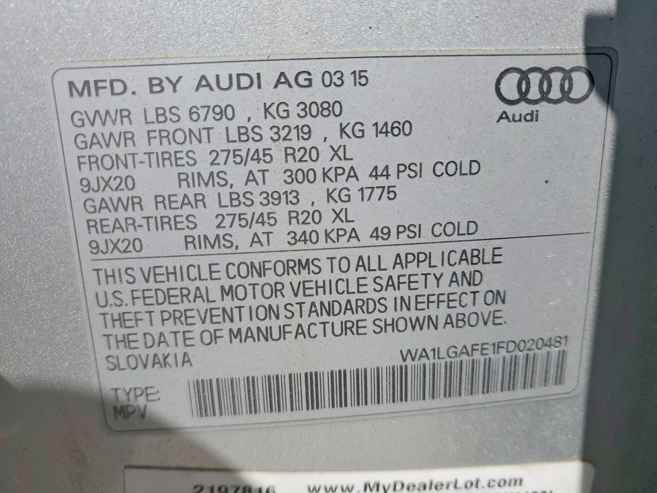 Audi Q7 Premium Plus